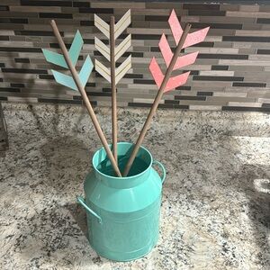 Flower Jug with Arrows House Decor